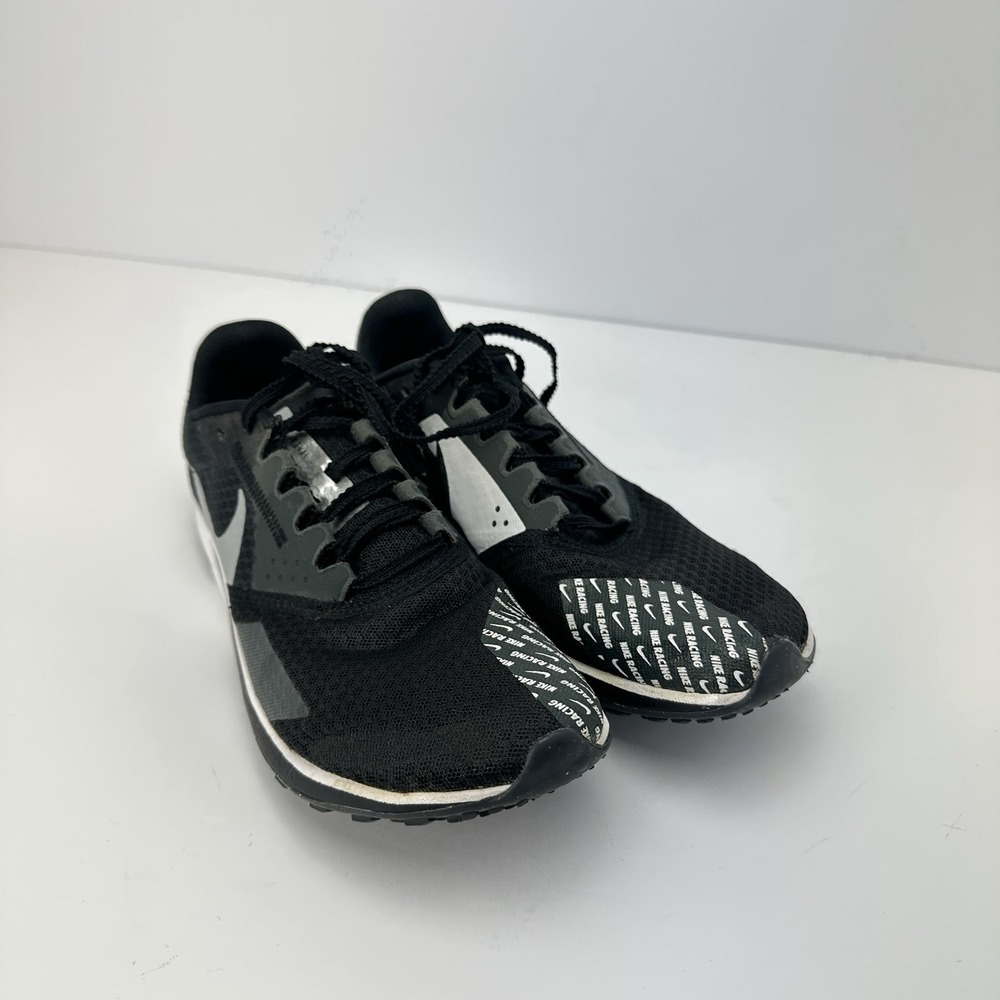 Nike Zoom Rival Waffle 6 Low Black Metallic Silver - DX7998-001 Sz:6 - Picture 9 of 9